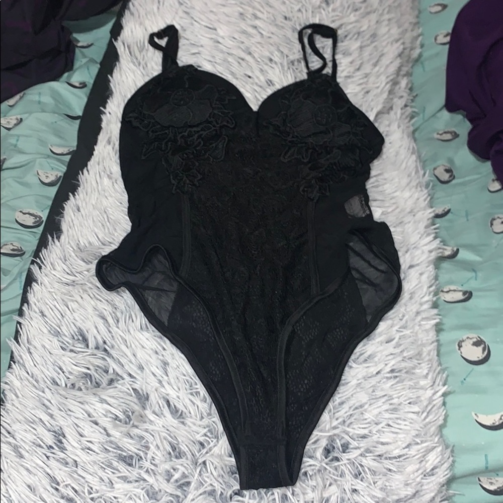 Black Lace Bodysuit